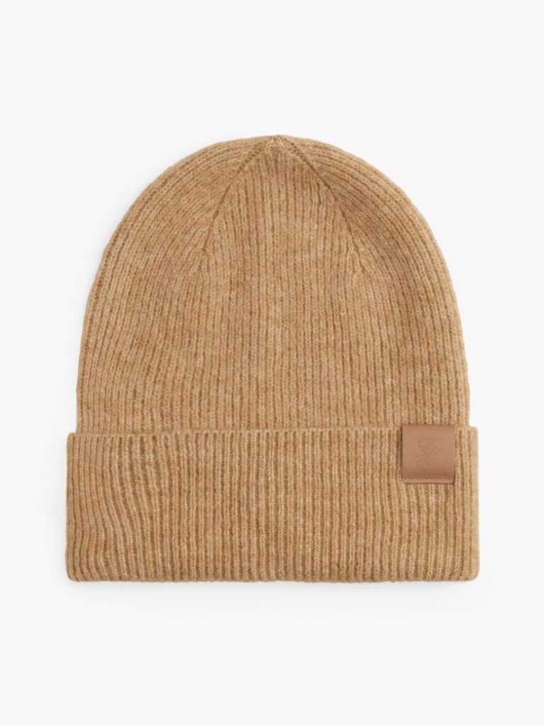 Brown TH Heritage Script Beanie  Women