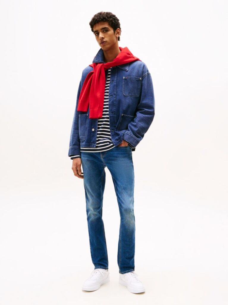 Denim Scanton Whiskered Slim Jeans  Men