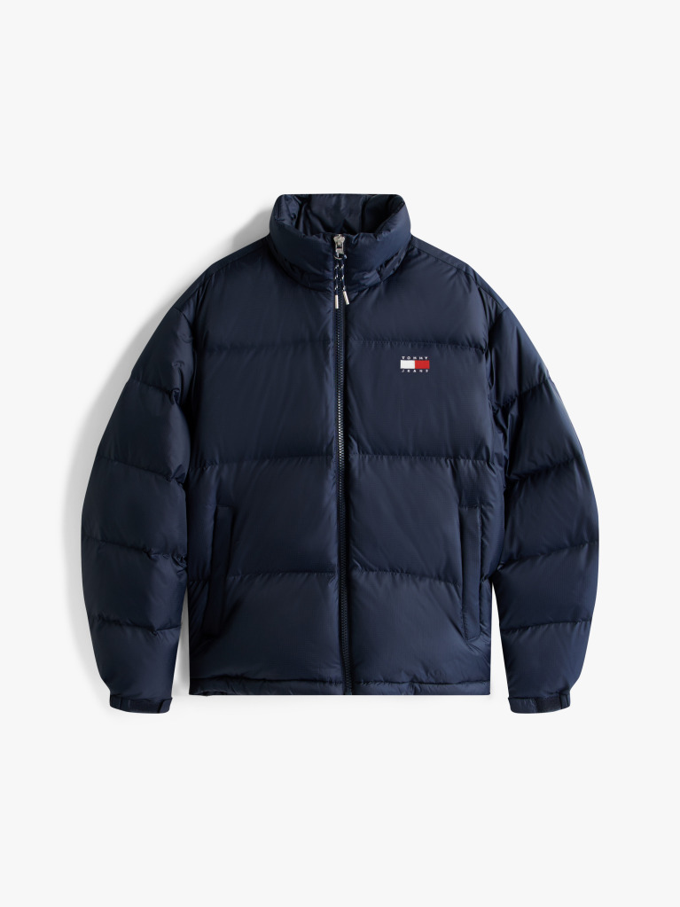 Blue Water Repellent Ripstop Alaska Puffer Jacket  Men