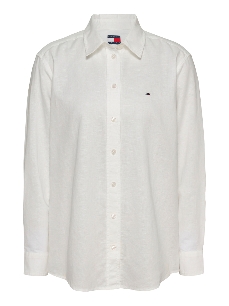 Beige Relaxed Linen Shirt  Women