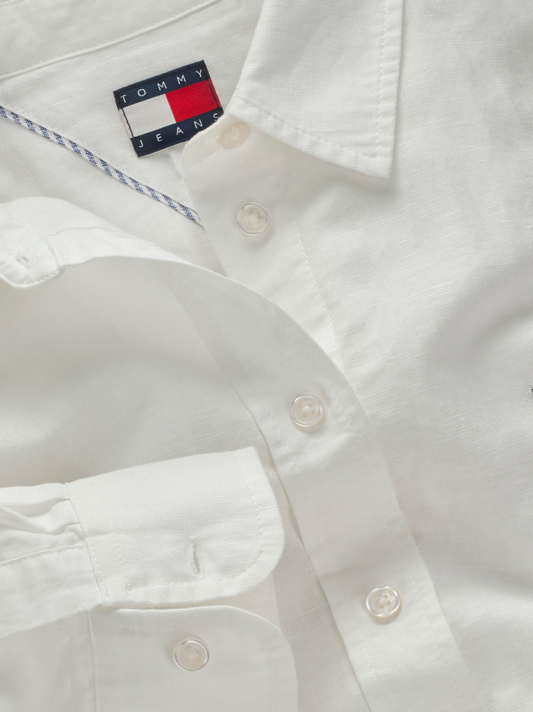 Beige Relaxed Linen Shirt  Women