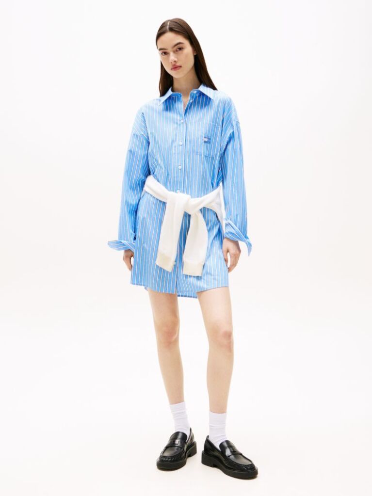 Multi Oversized Mini Shirt Dress  Women
