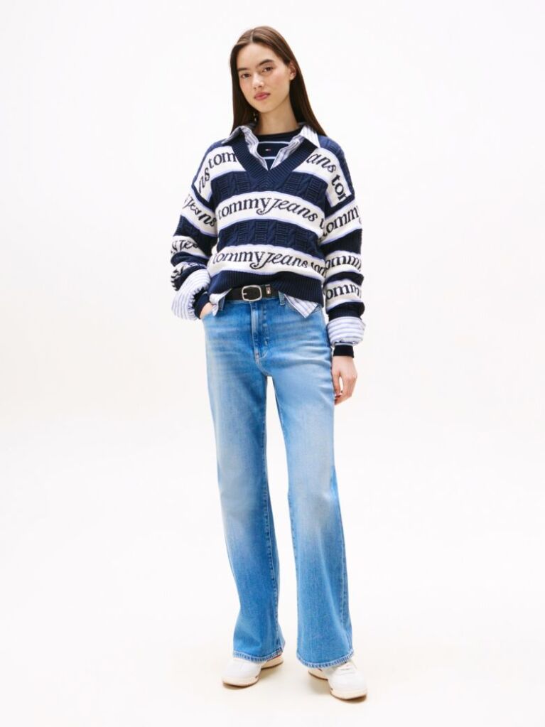 Denim High Rise Flared Leg Jeans  Women