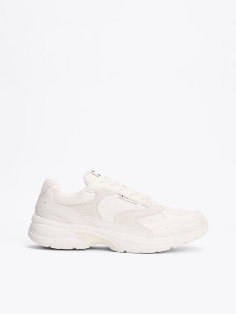 Μπεζ Sneakers Με Colour-Blocked Λεπτομέρεια  Άνδρες
