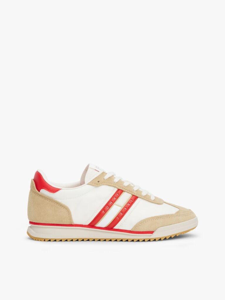 Multi Leather Cleat Classic Runner Trainers  Women