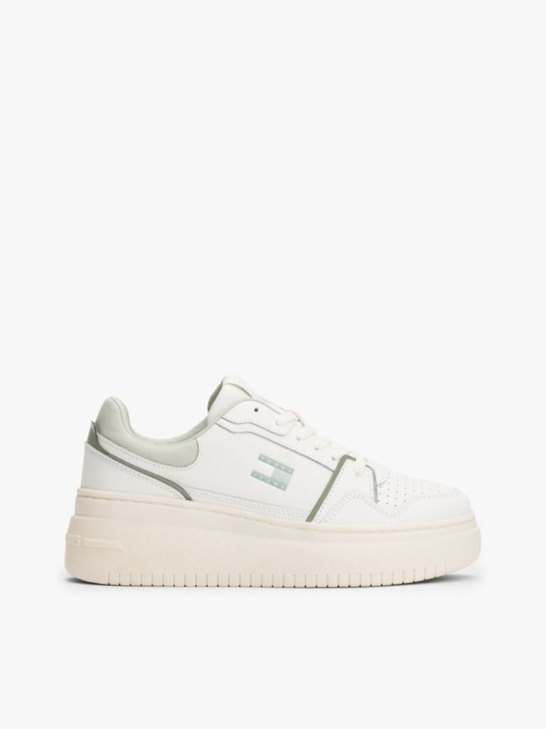 Multi Fine Cleat Platform Retro Basketball Trainers  Women