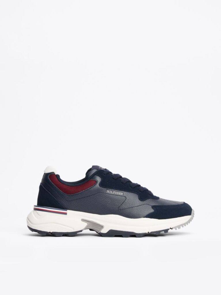 Μπλε Sneakers Με Μίξη Υφών  Άνδρες