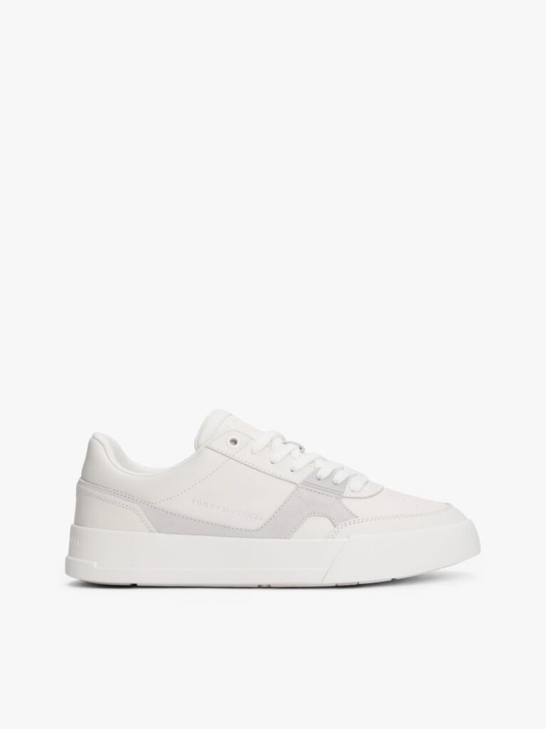 Multi Δερμάτινα Sneakers Με Πάνελ Σε Αντίθεση  Άνδρες