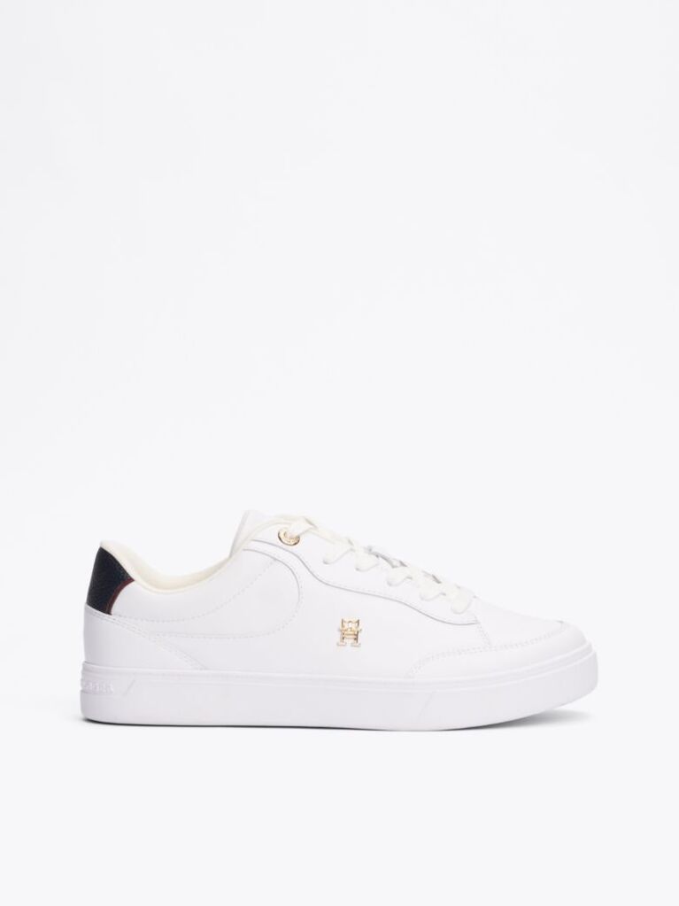 Άσπρο Essential Δερμάτινα Sneakers  Γυναίκες