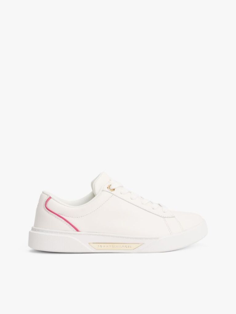 Άσπρο Δερμάτινα Sneakers  Γυναίκες