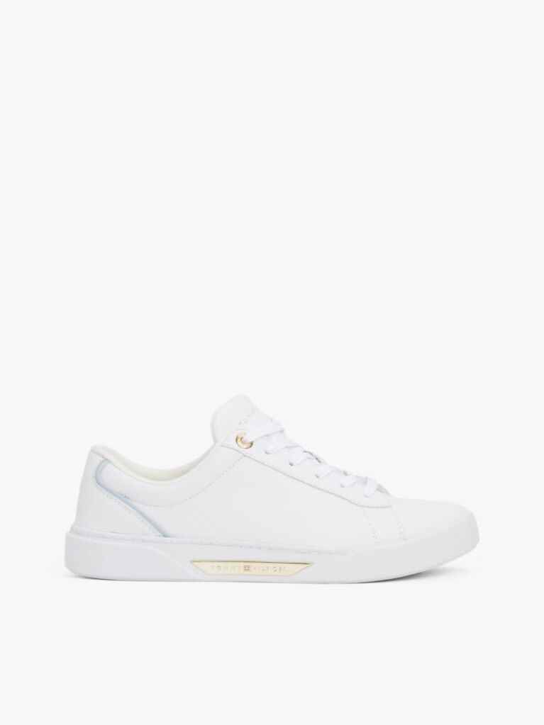 Άσπρο Δερμάτινα Sneakers  Γυναίκες