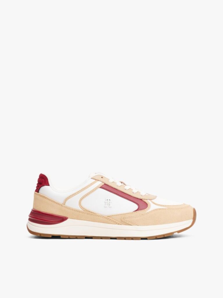 Multi Suede Mixed Texture Trainers  Women