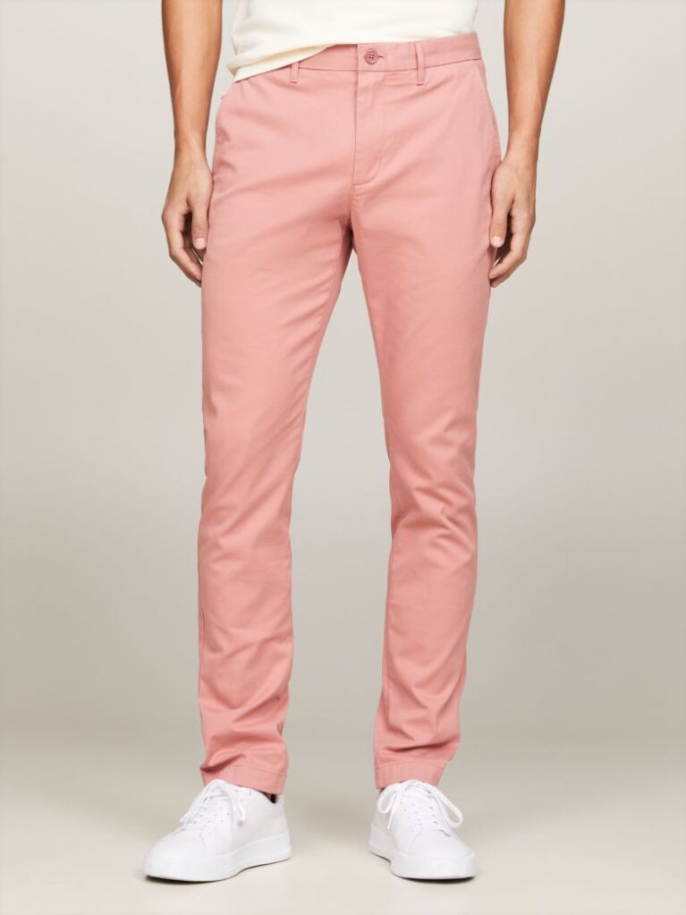 Pink Bleecker Slim Chinos  Men