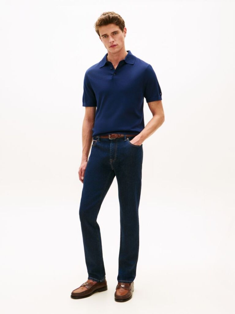 Μπλε Smart Casual Μπλούζες Πόλο Σε Κανονική Γραμμή  Άνδρες