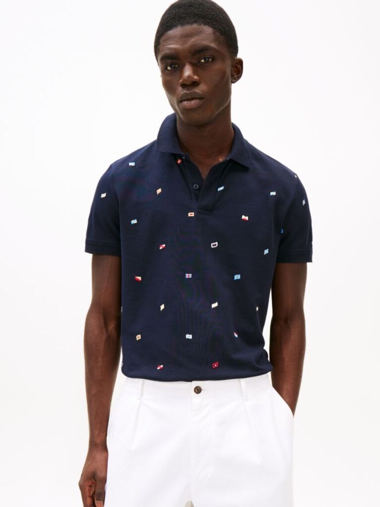 Blue Regular Fit Polo Shirt  Men