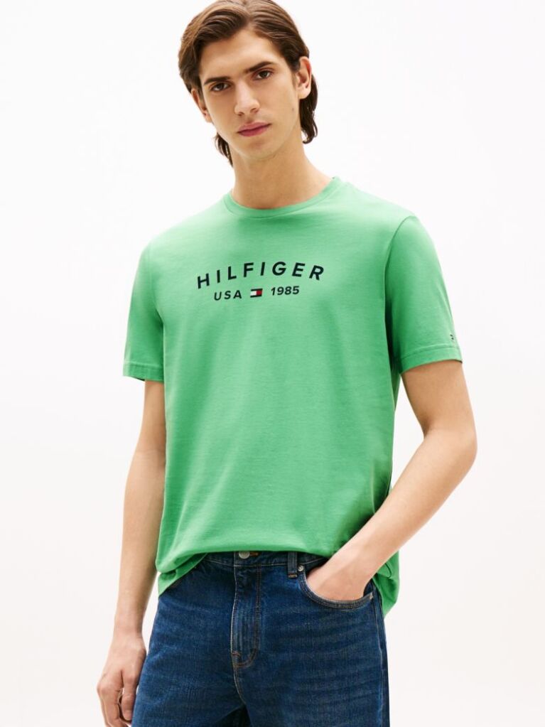 Green Logo T-Shirt  Men