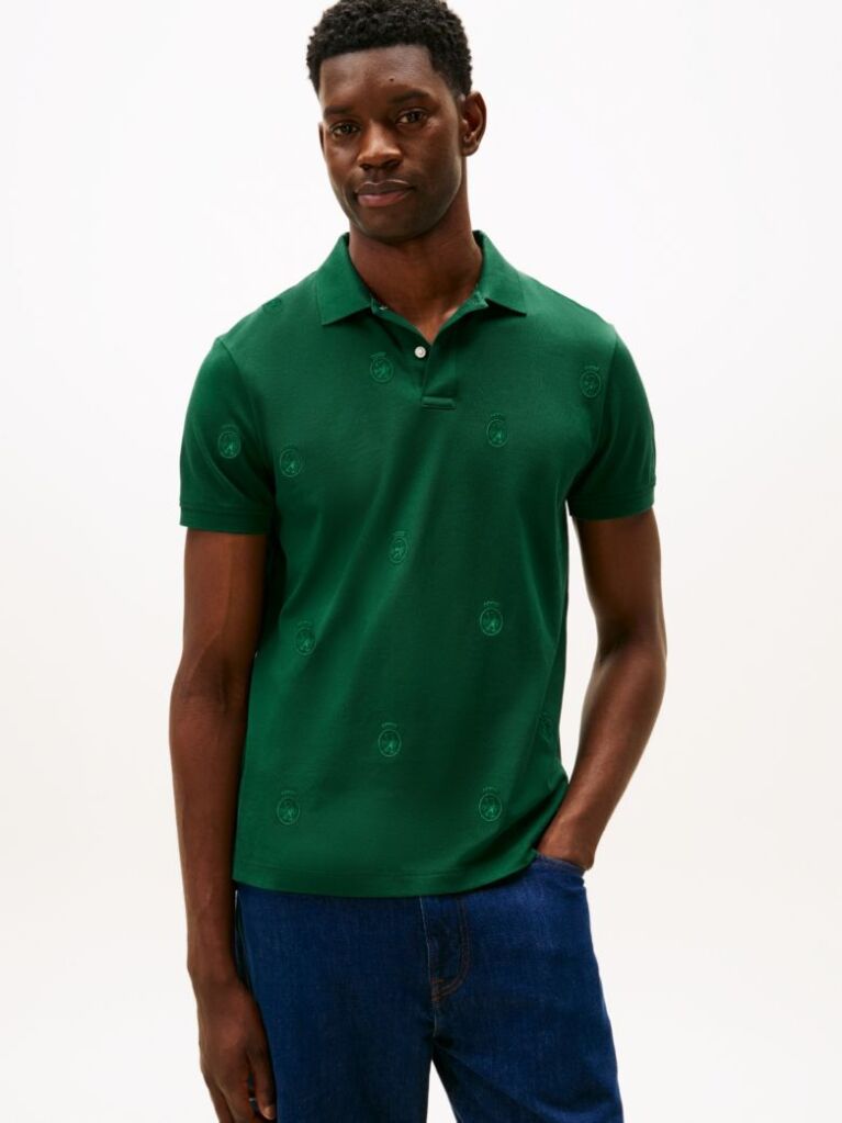 Green Regular Fit Polo Shirt  Men
