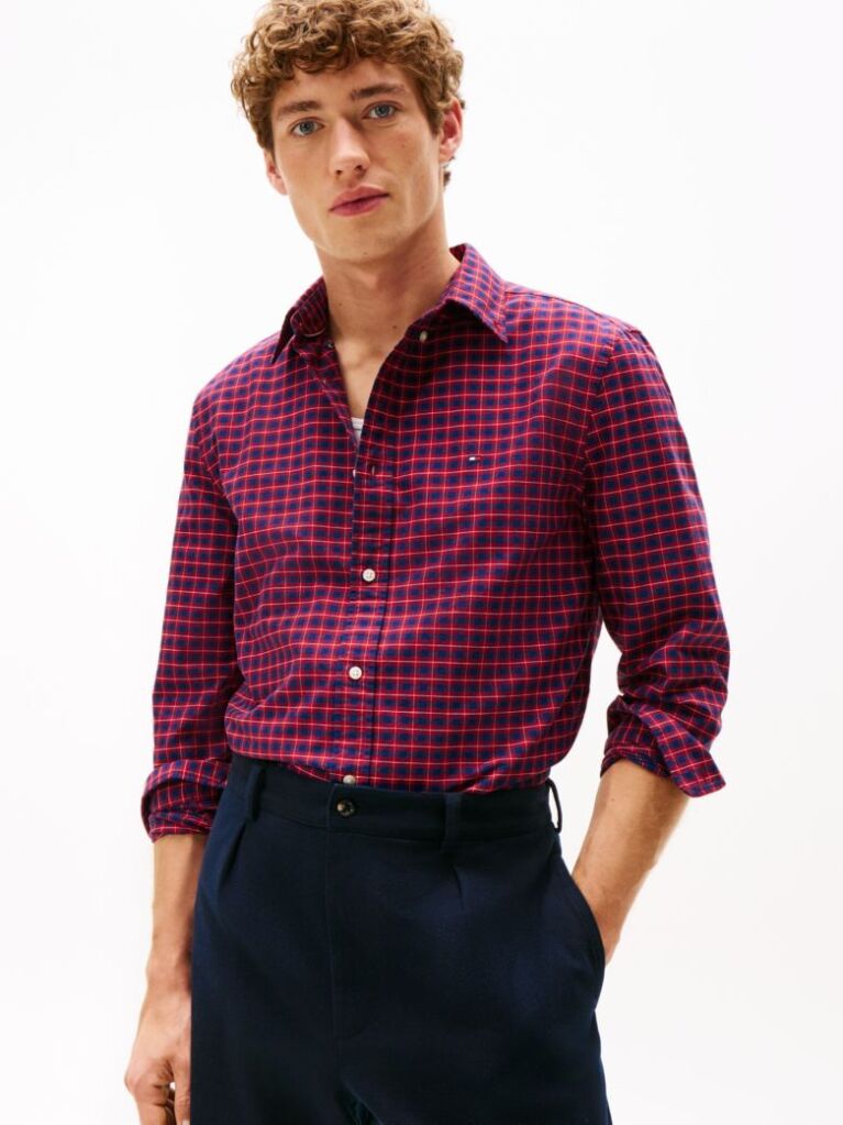 Multi Heritage Oxford Check Regular Shirt  Men