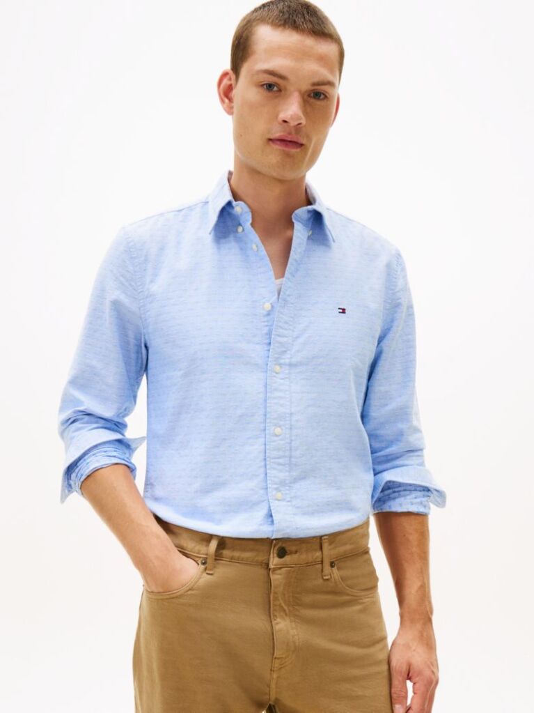 Multi Regular Fit Dobby Oxford Shirt  Men