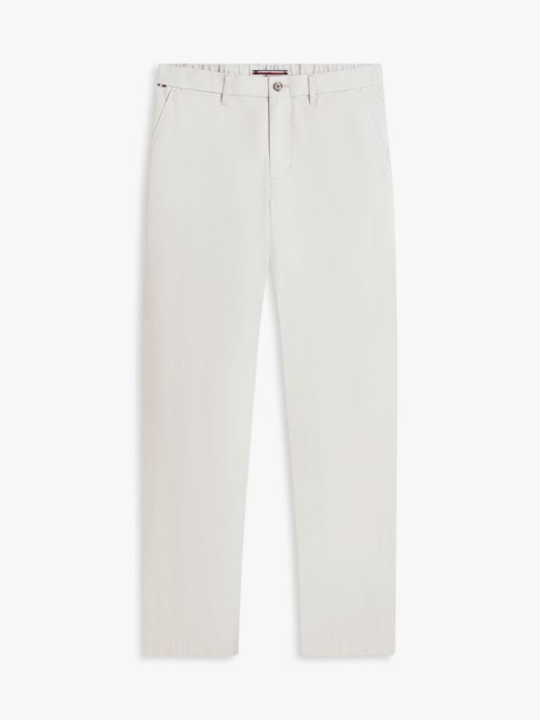 Grey Denton Straight Leg Semi-Elasticated Chinos  Men