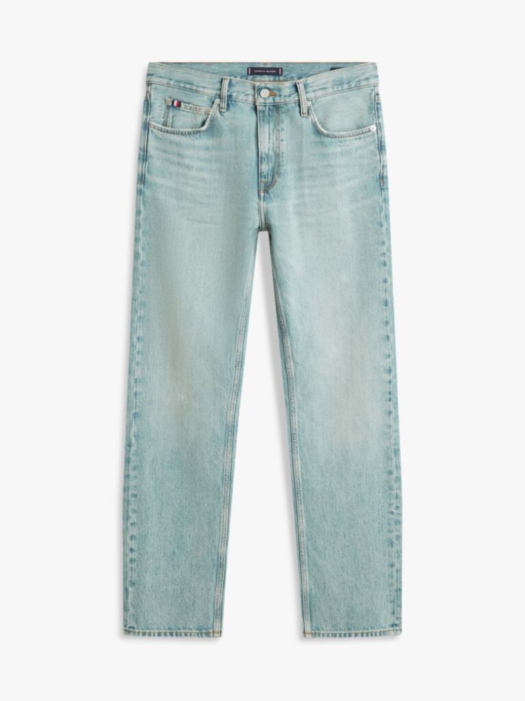 Blue Dover Whiskered Regular Straight Leg Jeans  Men