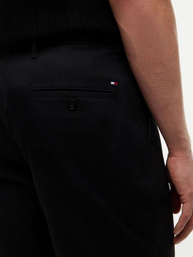 Black Dover Twill Chino Bermuda Shorts  Men