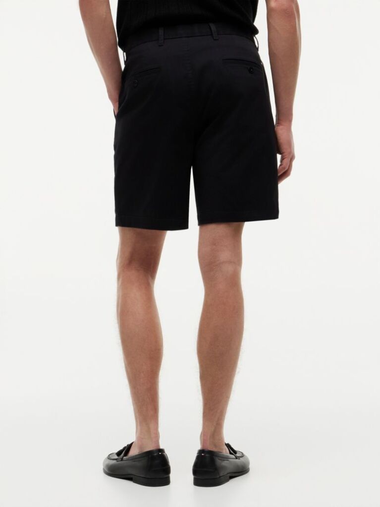 Black Dover Twill Chino Bermuda Shorts  Men