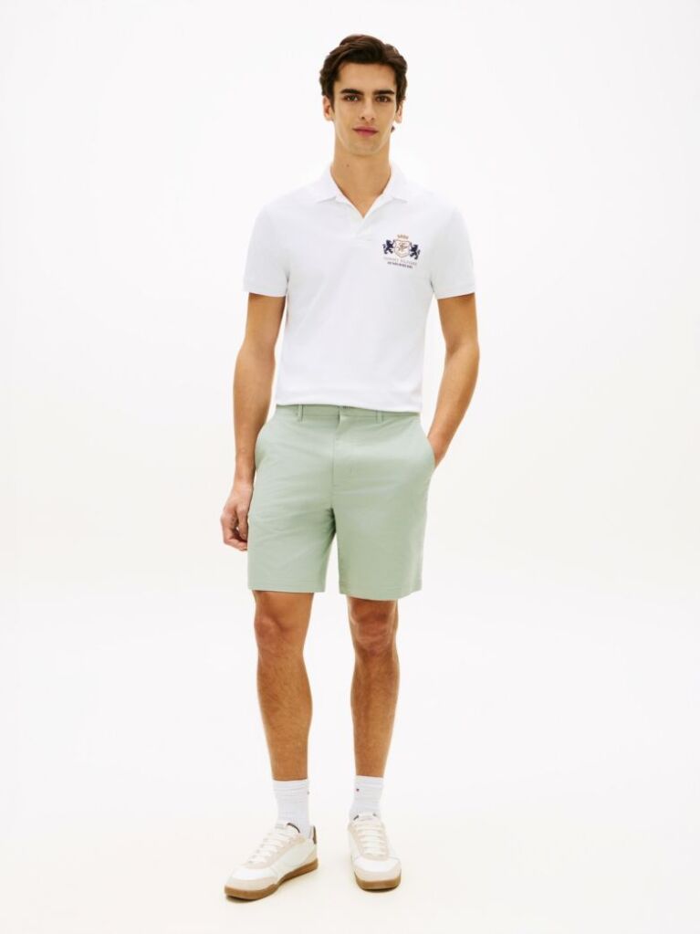 Grey Dover Twill Chino Bermuda Shorts  Men