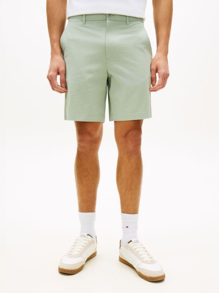 Grey Dover Twill Chino Bermuda Shorts  Men