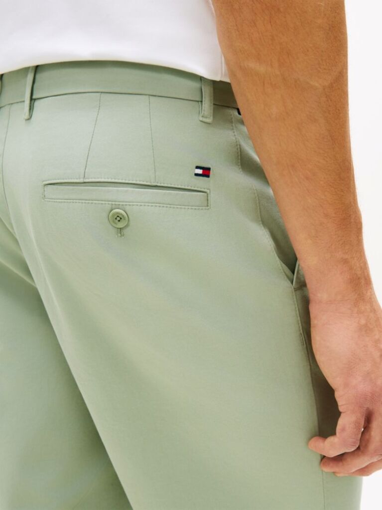Grey Dover Twill Chino Bermuda Shorts  Men