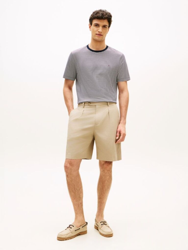Multi Stripe Regular Crew Neck T-Shirt  Men