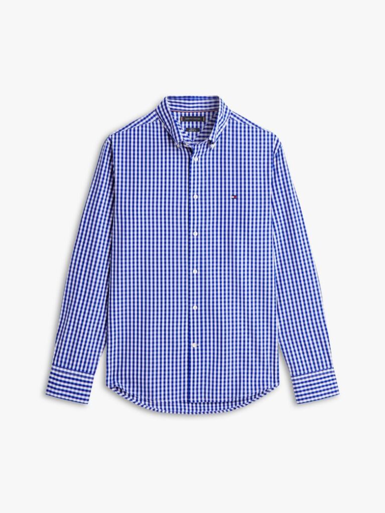 Multi TH Flex Regular Fit Gingham Check Poplin Shirt  Men
