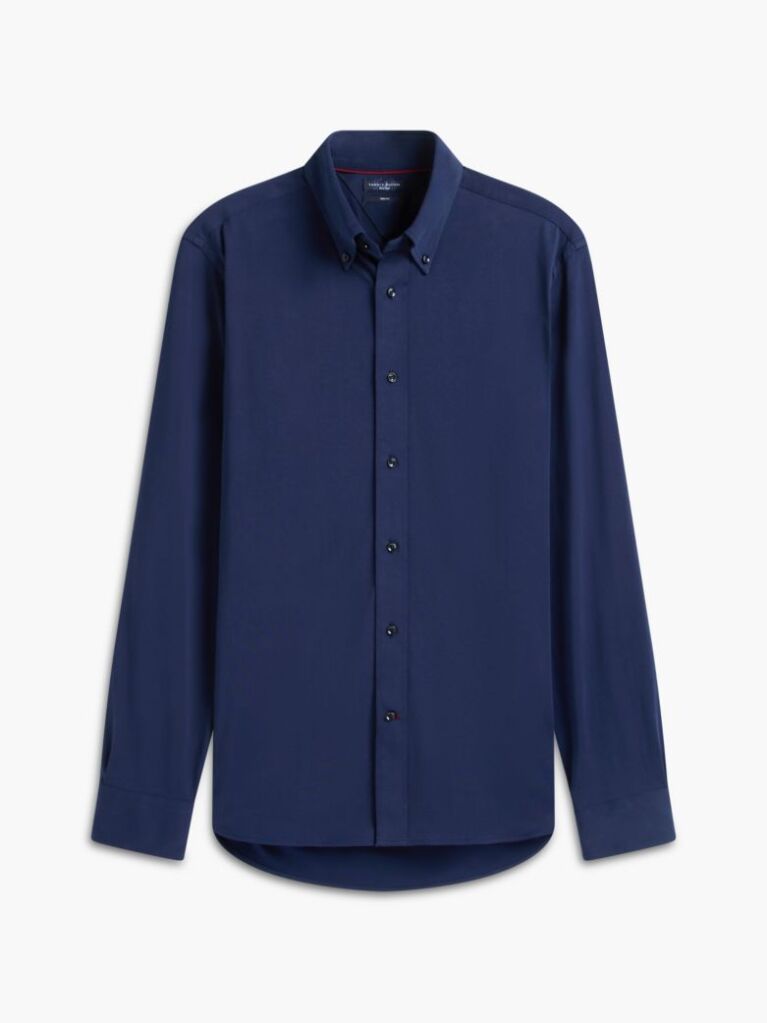 Blue Performance New York Label Slim Fit Jersey Shirt  Men