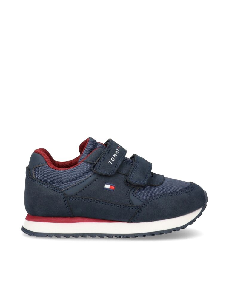 Μπλε Sneakers Με Χαμηλό Κόψιμο Και Velcro  Παιδί Unisex