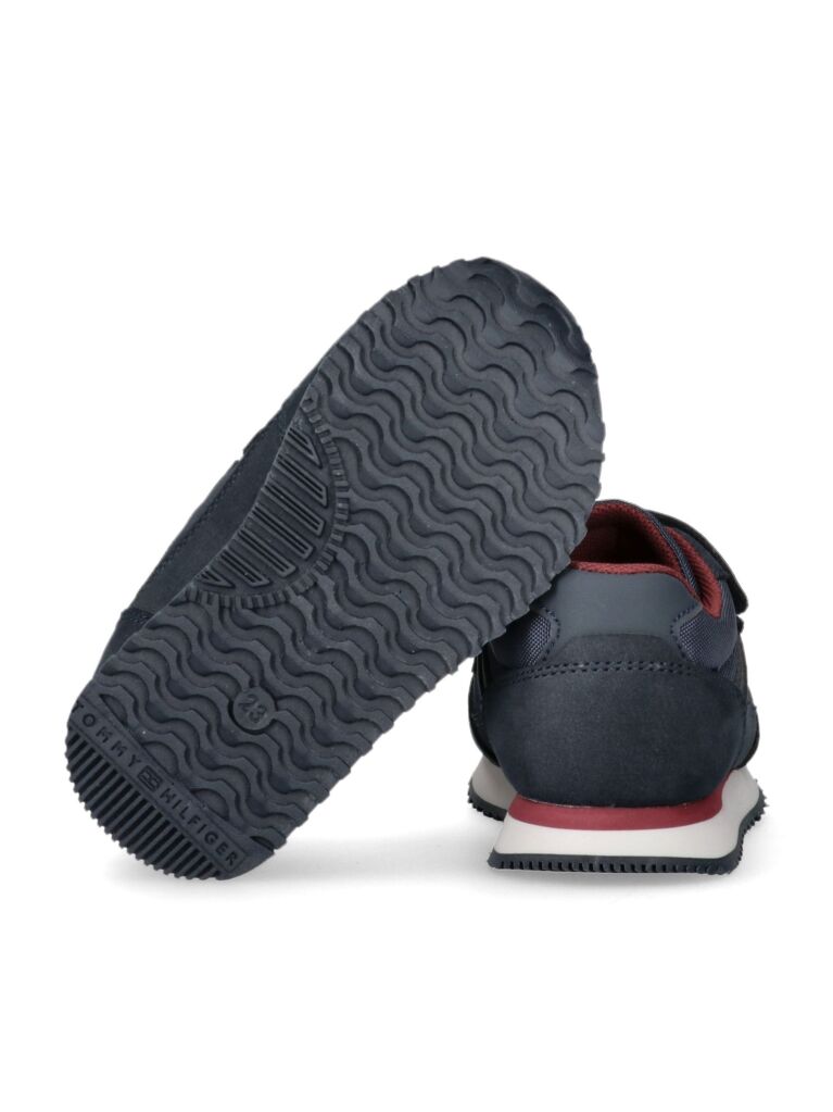 Μπλε Sneakers Με Χαμηλό Κόψιμο Και Velcro  Παιδί Unisex
