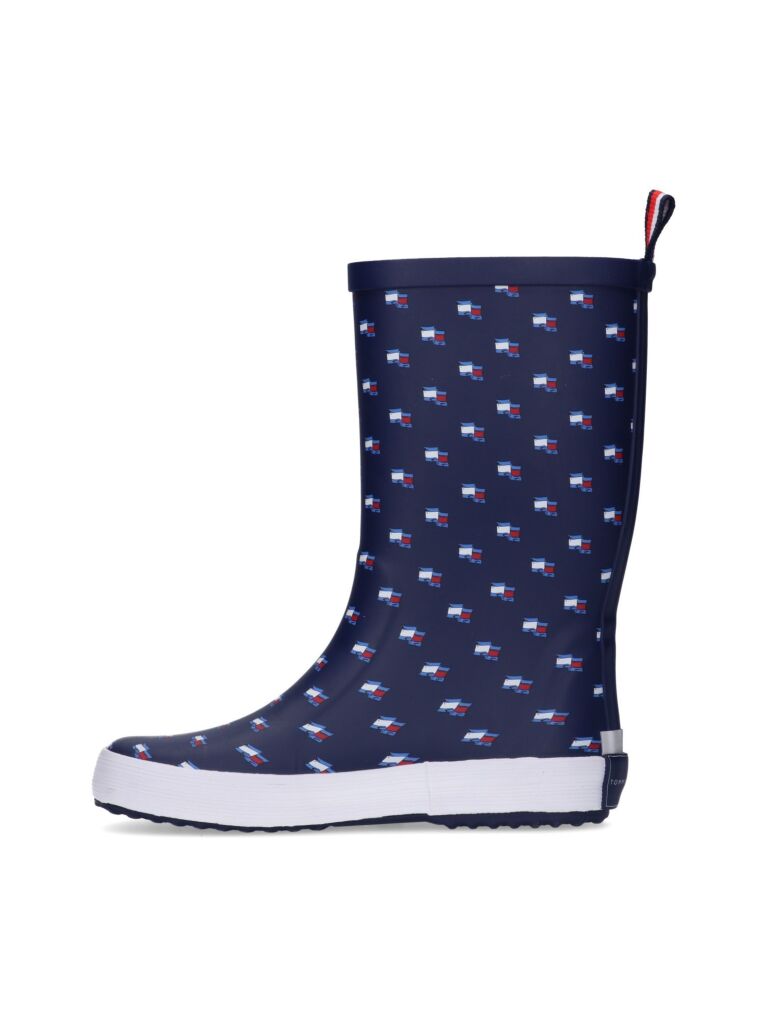 Blue Flag Rain Boots  Kids Unisex