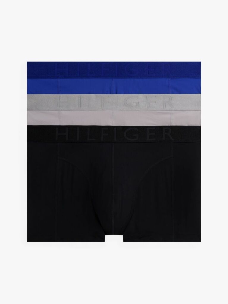 Multi 3-Pack Metallic Waistband Trunks  Men