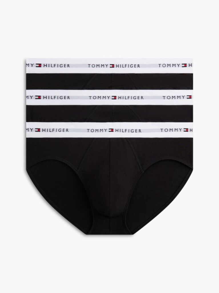 Μαύρο Σετ 3 Σλιπ Με Signature Λάστιχο  Άνδρες