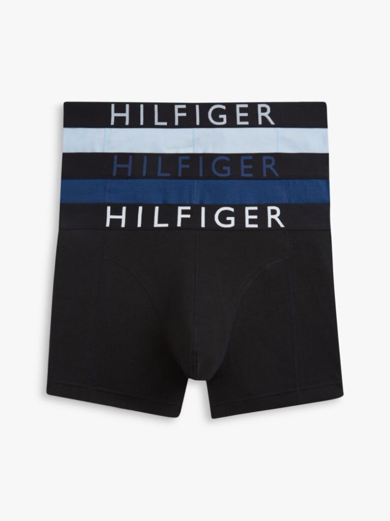 Multi 3-Pack Logo Waistband Trunks  Men