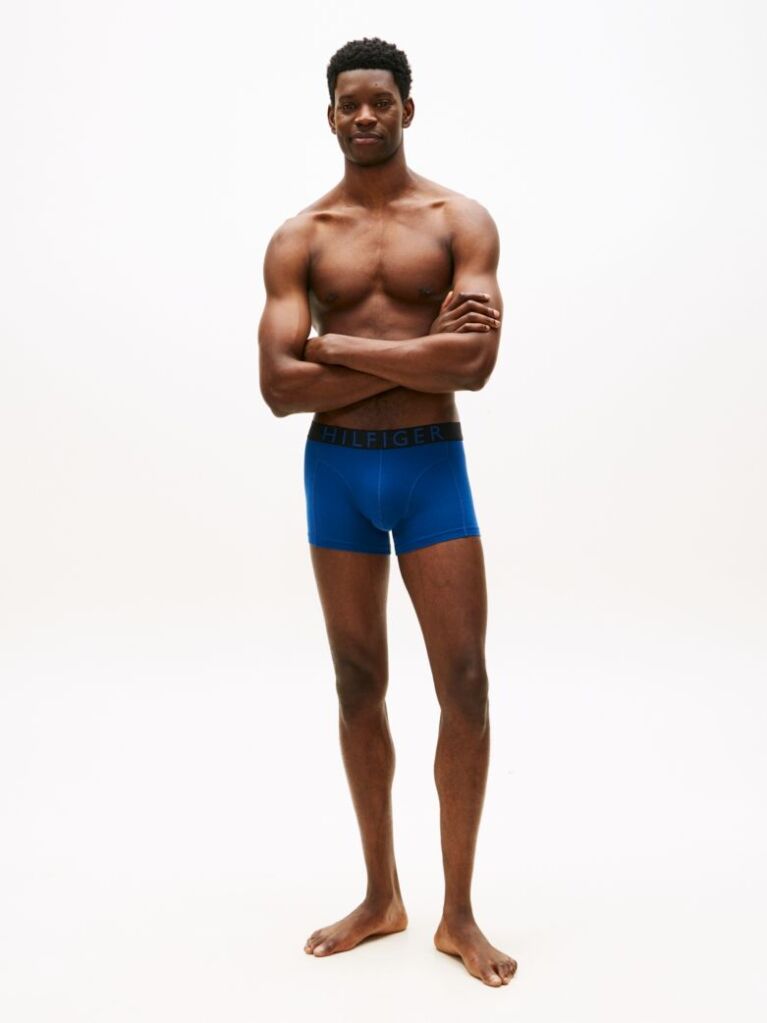 Multi 3-Pack Logo Waistband Trunks  Men