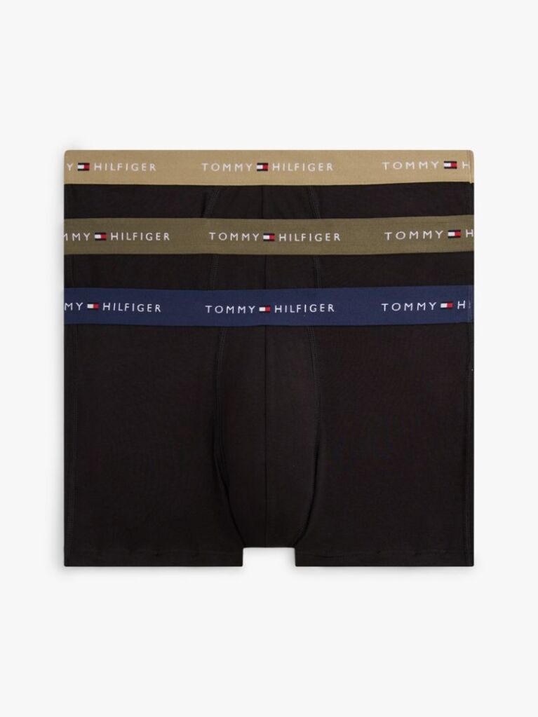 Multi 3-Pack Signature Repeat Logo Waistband Trunks  Men