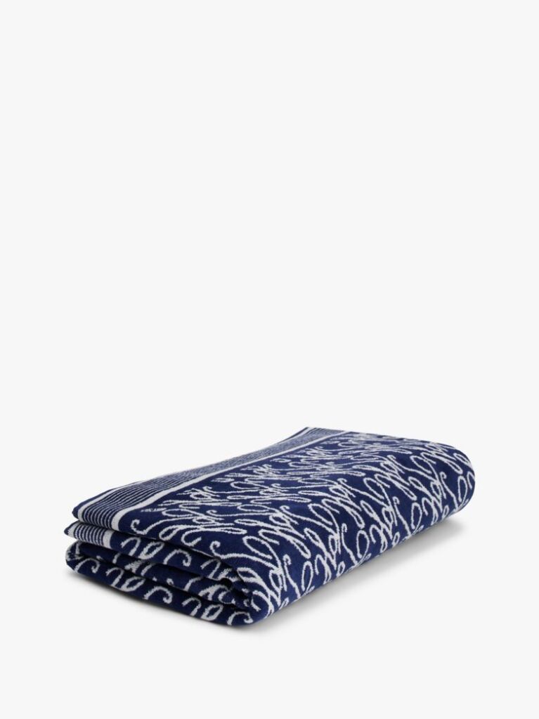 Μπλε Essential Πετσέτα Θαλάσσης Με Νηματοβαφή  Unisex