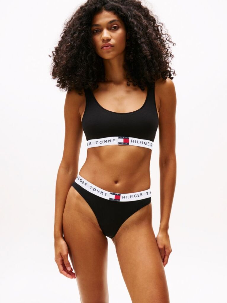 Μαύρο Heritage Σουτιέν Bralette Με Λογότυπο Στο Λάστιχο  Γυναίκες
