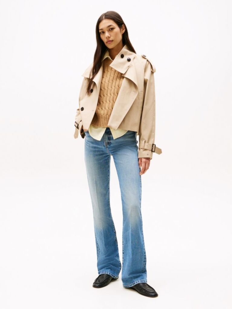 Blue Faded Mid Rise Bootcut Jeans  Women