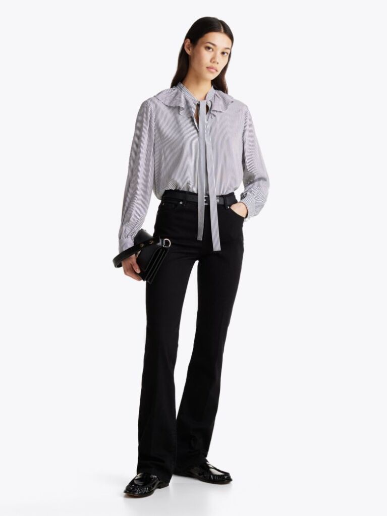 Black Black Mid Rise Bootcut Jeans  Women