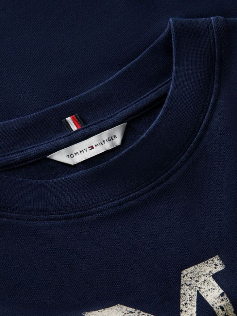 Μπλε T-Shirt Oversized Σε Άνετη Γραμμή  Γυναίκες