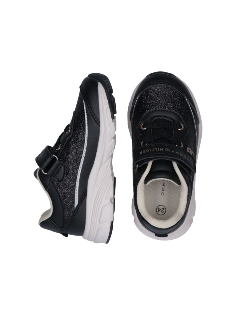 Μαύρο Sneakers Με Λογότυπο Και Velcro  Κορίτσια