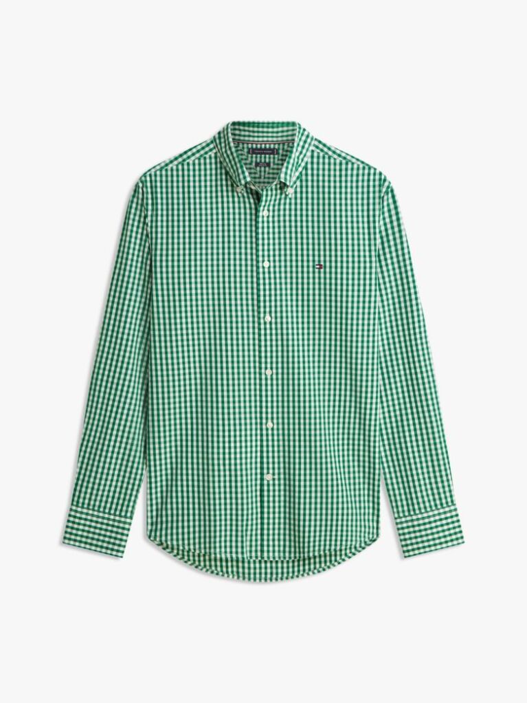 Multi TH Flex Regular Fit Gingham Check Poplin Shirt  Men