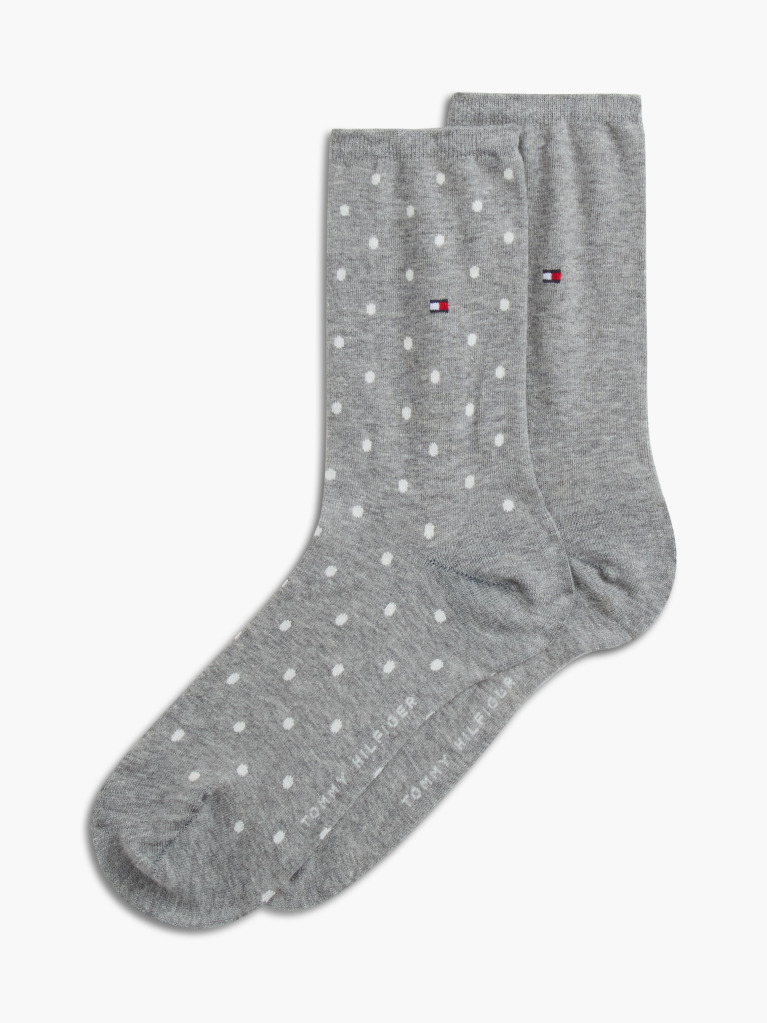 Grey Tommy Hilfiger Dot Women's Socks (2 pack)  Women