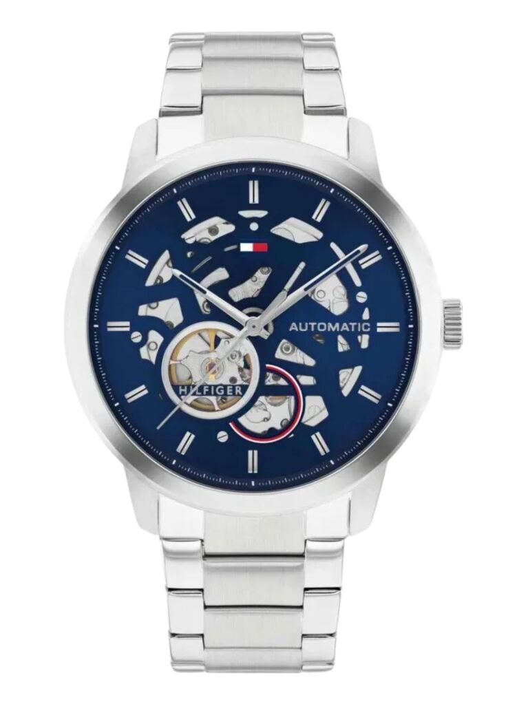 Blue Blue Dial Stainless Steel Sub-Counter Watch  Men